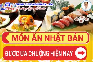 Món ăn Nhật Bản được ưa chuộng hiện nay