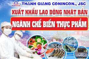 Xuất khẩu lao động Nhật Bản ngành chế biến thực phẩm
