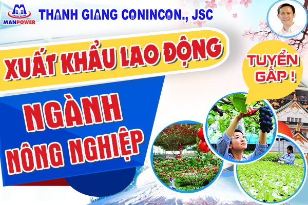 Kỹ sư nông nghiệp đi Nhật