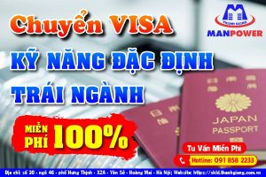 Chuyển Visa Kỹ Năng Đặc Định trái ngành Miễn Phí