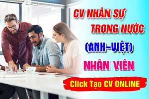 Tạo Sơ Yếu Lý Lịch Nhân Sự Trong Nước (ANH – VIỆT)