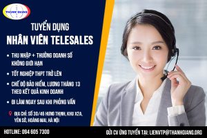 TUYỂN DỤNG NHÂN VIÊN TELESALES