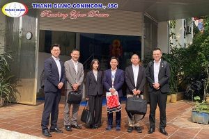 ĐÓN ĐỐI TÁC CỦA TỈNH IBARAKI SANG THĂM VÀ BÀN VIỆC HỢP TÁC VỚI CÔNG TY THANH GIANG