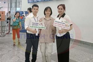 Rạo rực tiễn 2 học viên nữ xuất sắc đơn Chế biến thực phẩm lên đường bay sang Nhật tối ngày 6/7/2023