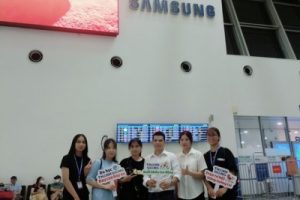 Tiễn 3 cô gái của Thanh Giang đi đơn Chế biến thực phẩm lên đường bay sang Nhật tối ngày 31/7/2023