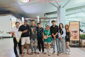 Thanh Giang vui mừng tiễn học viên Thanh Hồng đi đơn Lắp Đặt Đường Ống sang Nhật