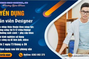 [Thanh Giang Tuyển Dụng] Nhân Viên Designer