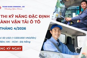 Thông tin kỳ thi Kỹ năng Đặc định ngành Vận tải Ô tô năm 2026 