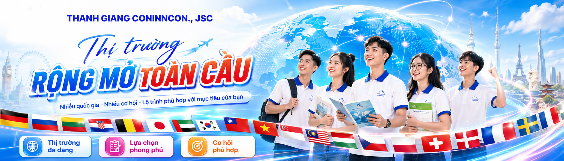 Xuất khẩu lao động Thanh Giang Conincon.,jsc